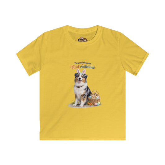 Australian Shepherd Treat Antennae™ — Youth Dog Lover Tee