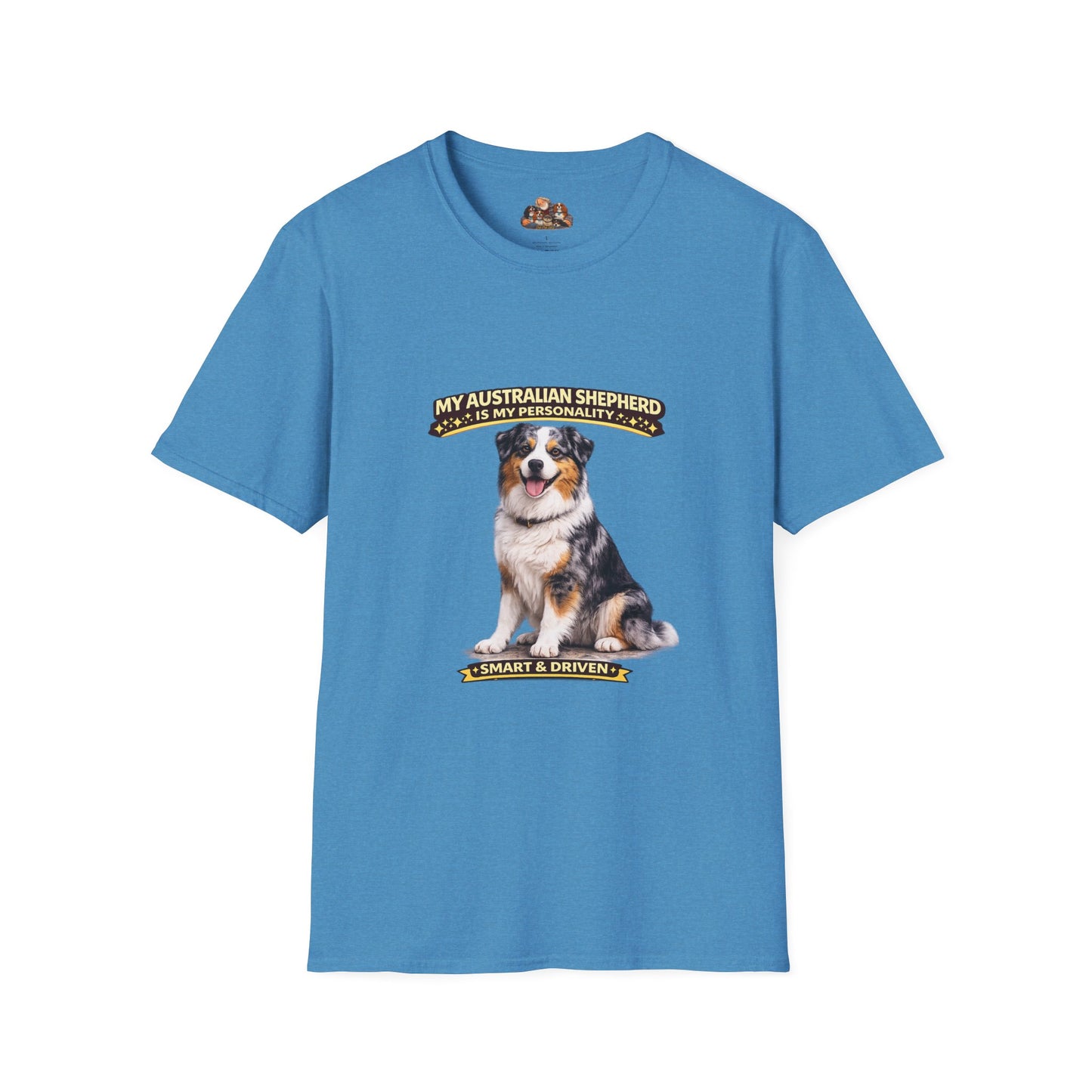 My Australian Shepherd Is My Personality – Smart & Driven – Personalized Dog Breed Tee