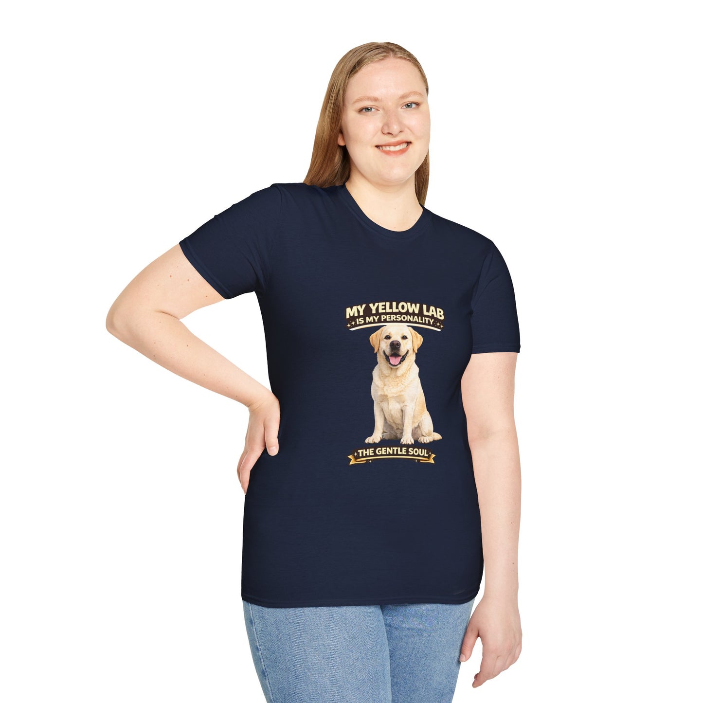 My Yellow Lab is My Personality – The Gentle Soul – Personalized Dog Breed Shirt