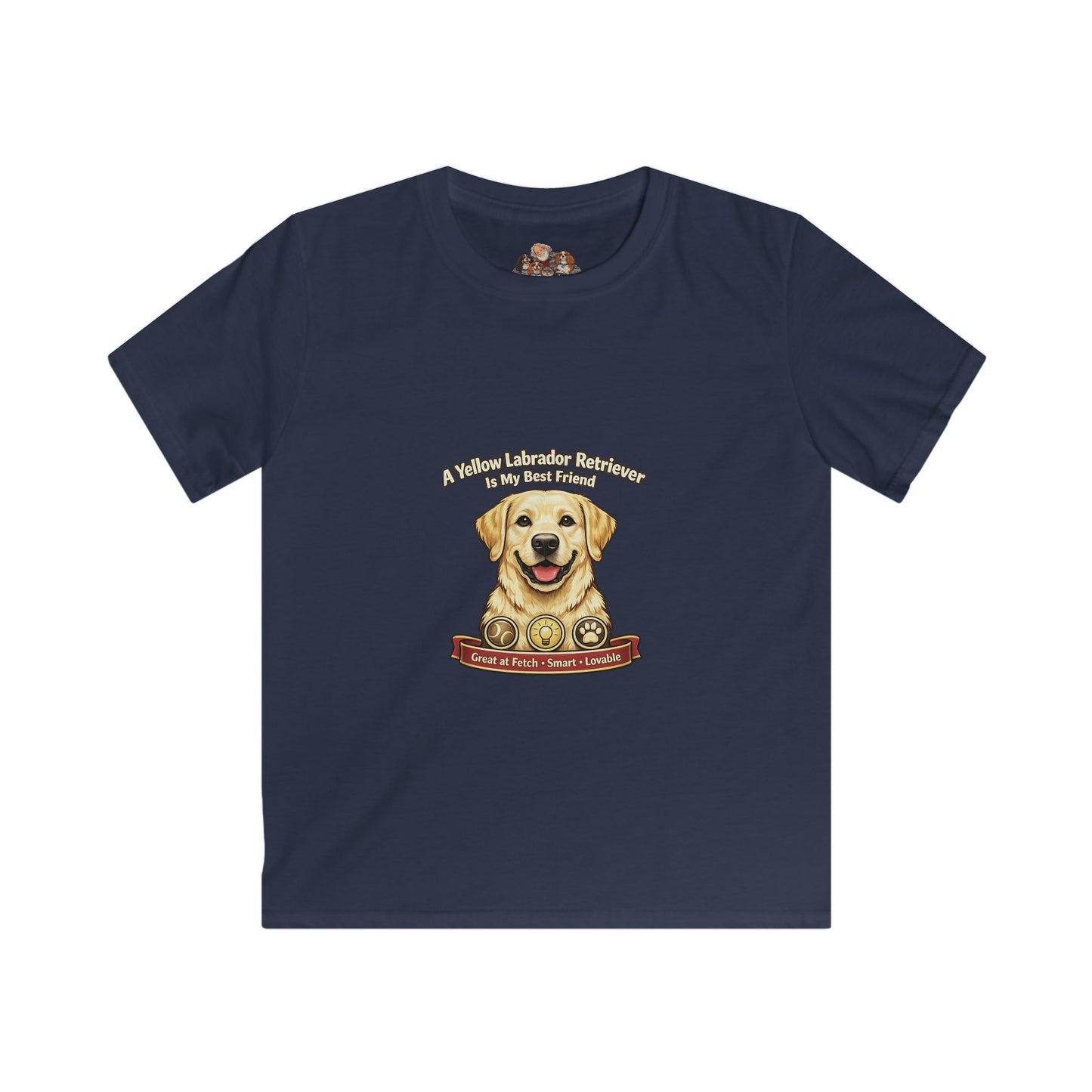 Child A Yellow Labrador is my Best Friend -- Pet Lover T-Shirt
