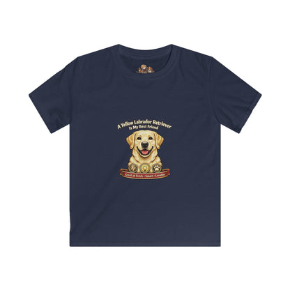 Child A Yellow Labrador is my Best Friend -- Pet Lover T-Shirt