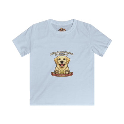 Child A Yellow Labrador is my Best Friend -- Pet Lover T-Shirt