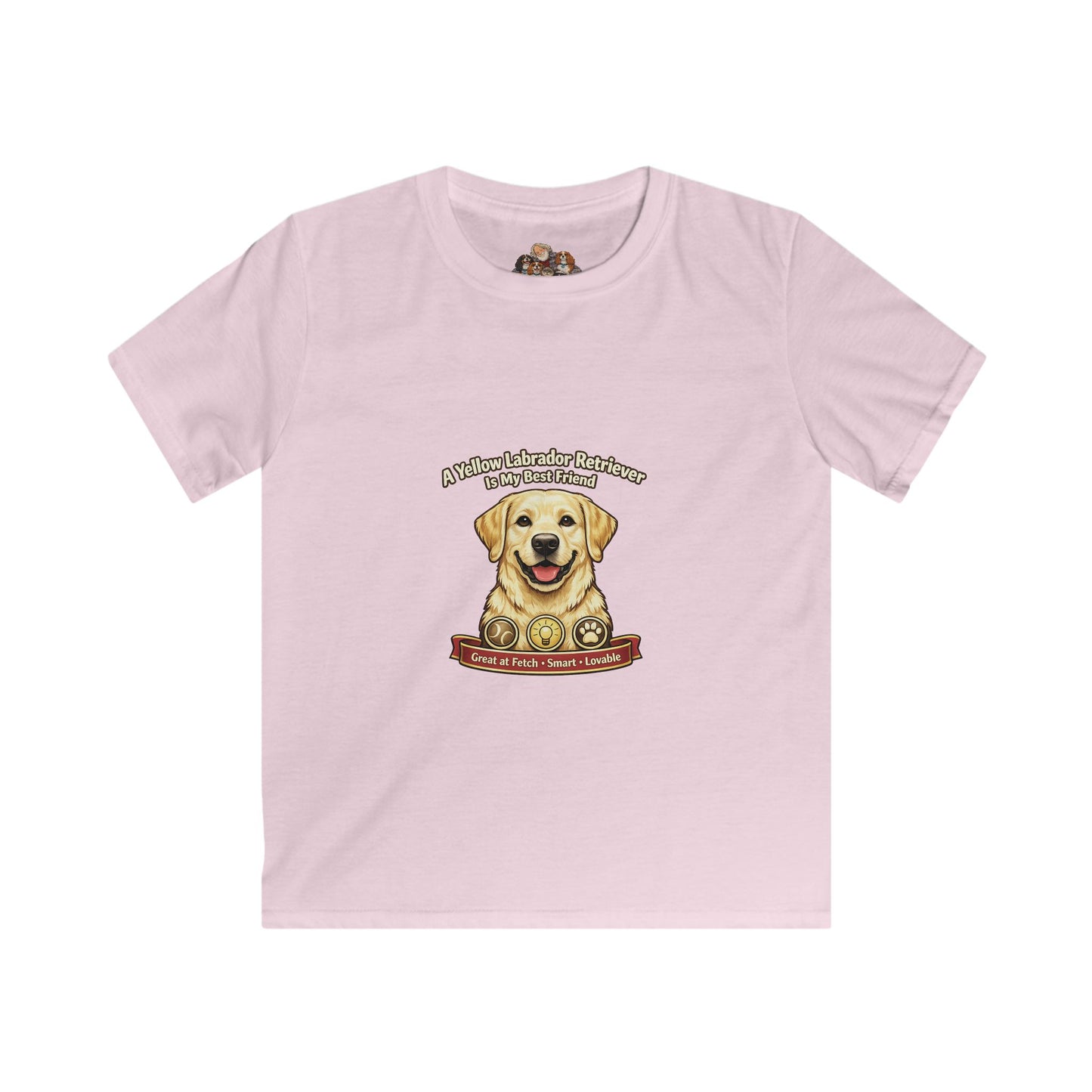 Child A Yellow Labrador is my Best Friend -- Pet Lover T-Shirt