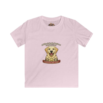 Child A Yellow Labrador is my Best Friend -- Pet Lover T-Shirt