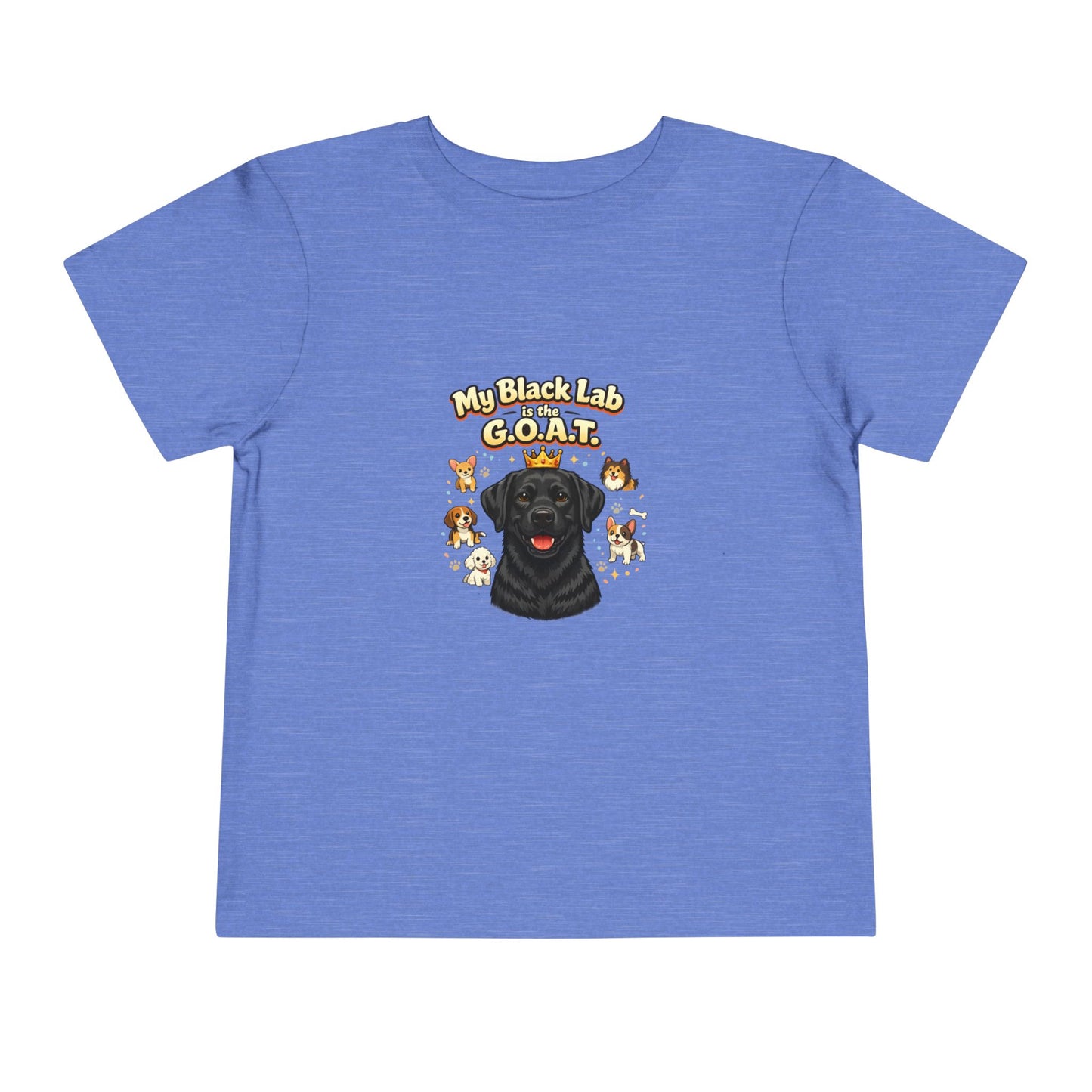 Let your toddler show their pride -- "My Black Lab is the G.O.A.T." – Toddler T-Shirt
