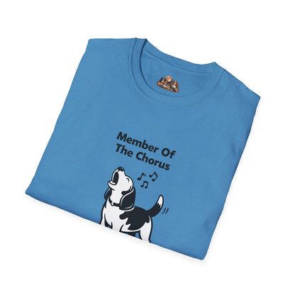 Member Of The Chorus  —  Black And White Minimalist Family Collection For Adult Dog Lovers