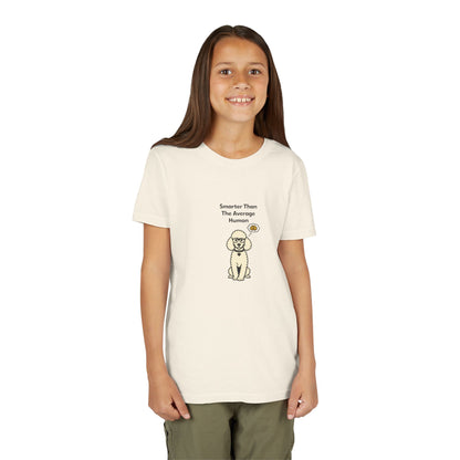 Smarter Than The Average Human -- Youth Dog Lover Tee
