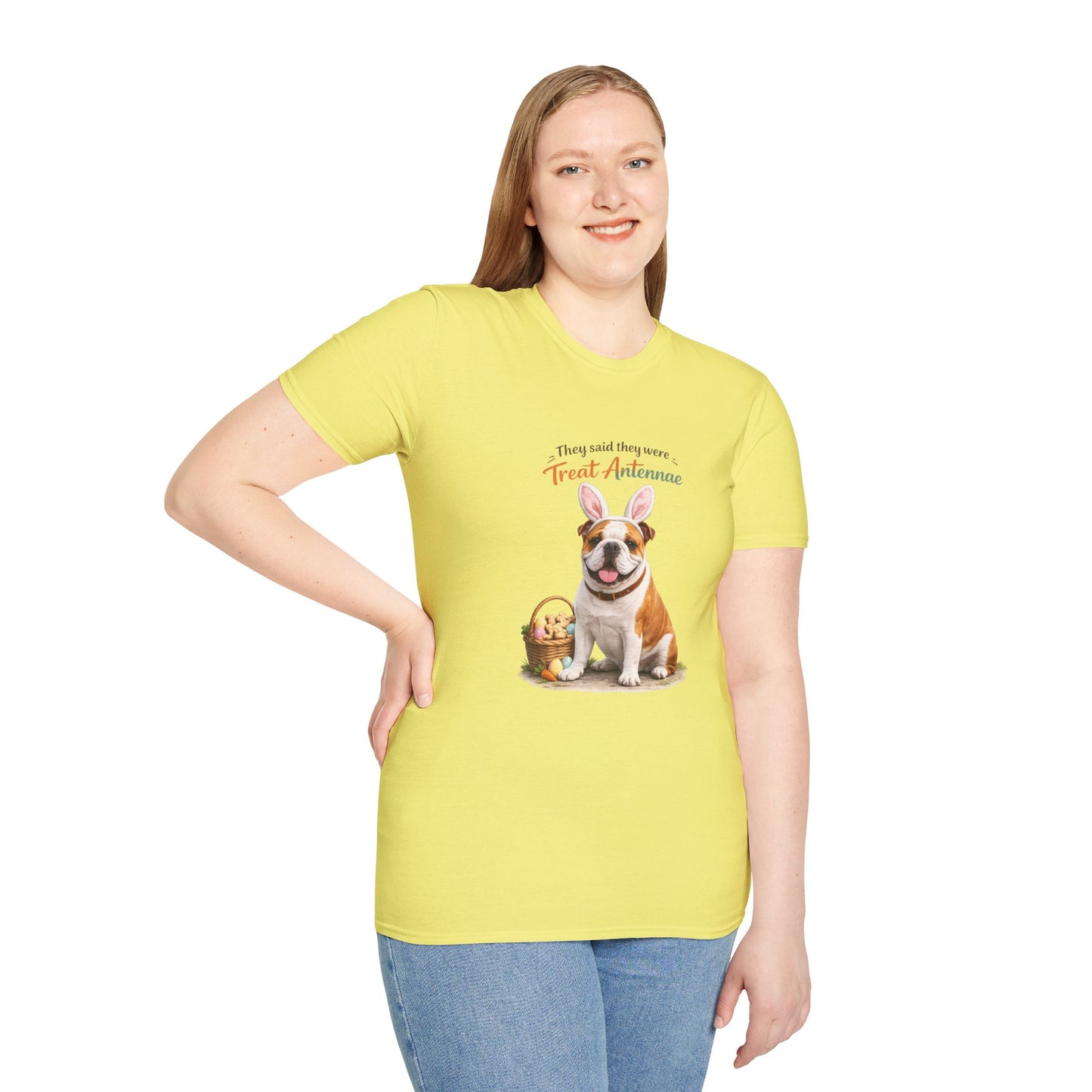 Bulldog Treat Antennae™ – Easter Bulldog Lover T-Shirt