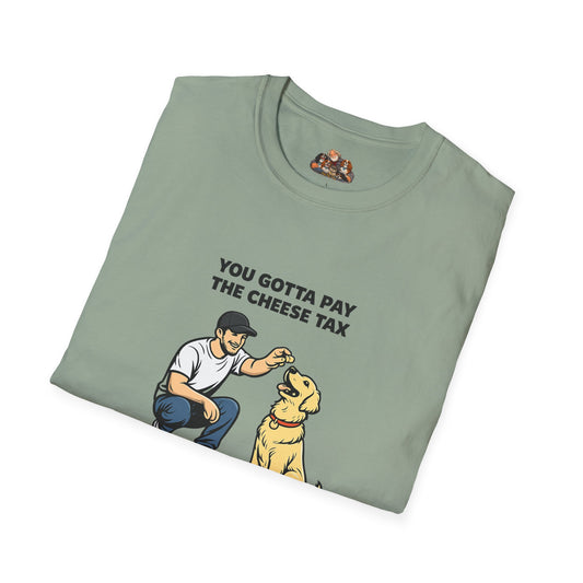 You Gotta Pay The Cheese Tax  —  Soft-Color Minimalist Family Collection For Adult Dog Lovers