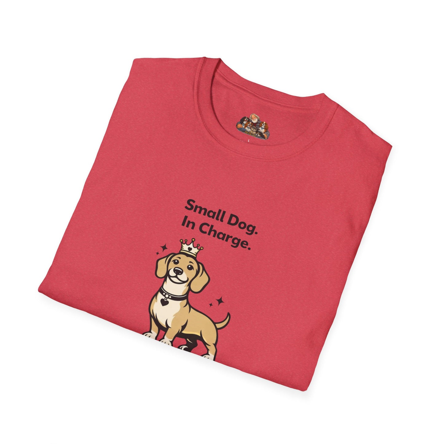 Small Dog. In Charge.  —  Soft-Color Minimalist Family Collection For Adult Dog Lovers