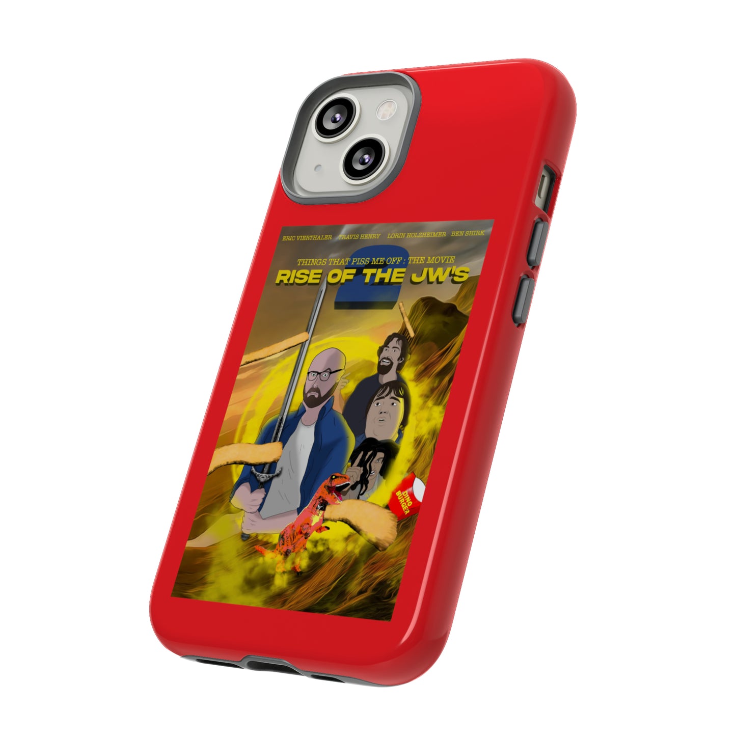 Rise Of The JW's Tough Phone Case (red)