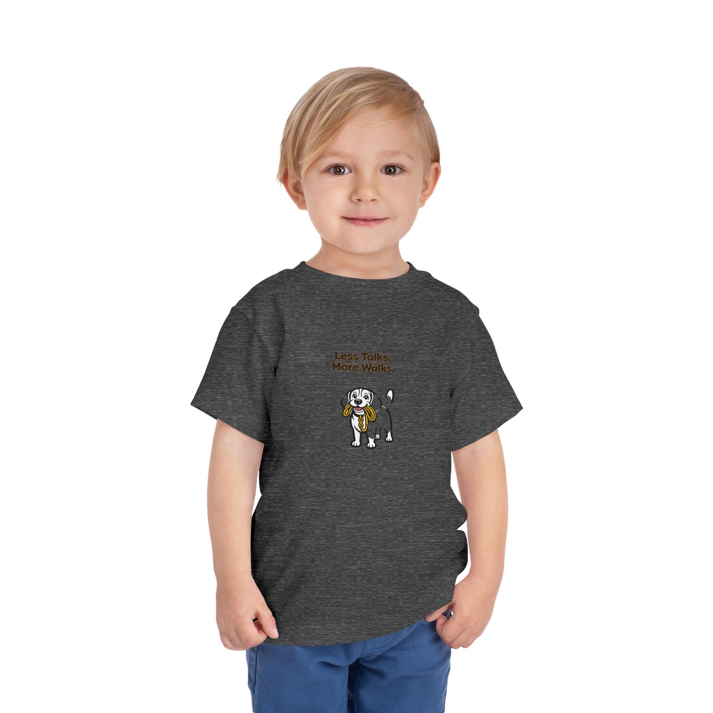 Less Talks. More Walks. -- Toddler Dog Lover Tee
