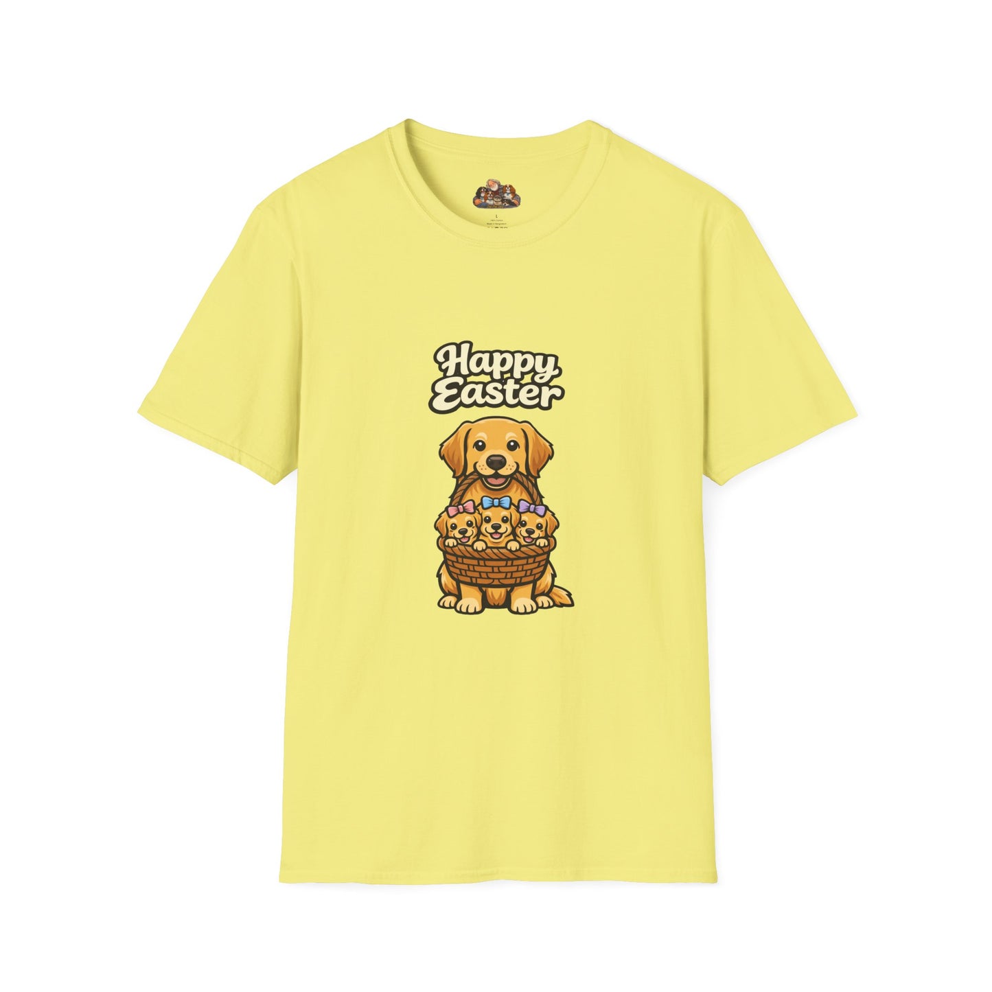 Golden Retriever Family "Happy Easter"