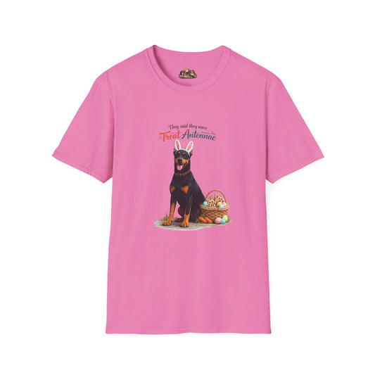 Doberman Treat Antenna™ – Easter Dog Lover Tee