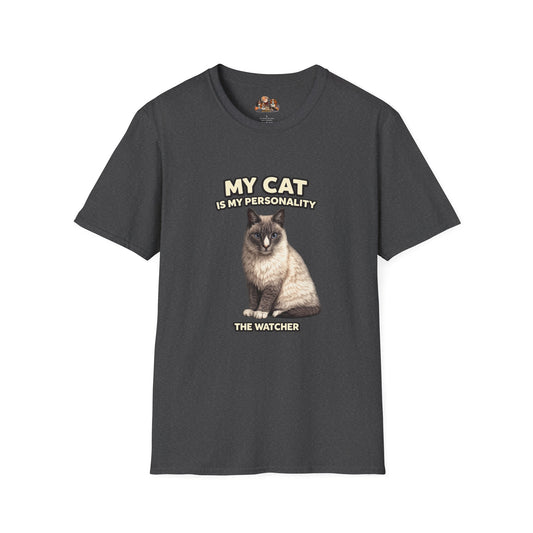 My Cat Is My Personality – "The Watcher" – Personalized Custom Cat Shirt