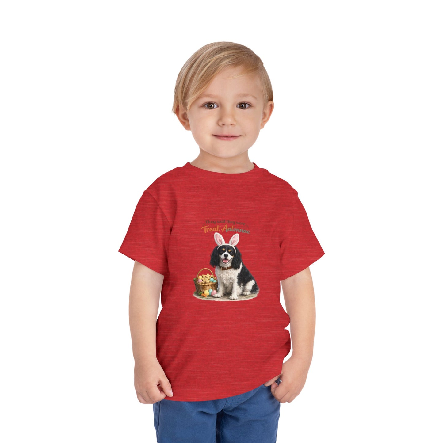 Cavalier King Charles Spaniel Treat Antennae™ -- Toddler Dog Lover Tee