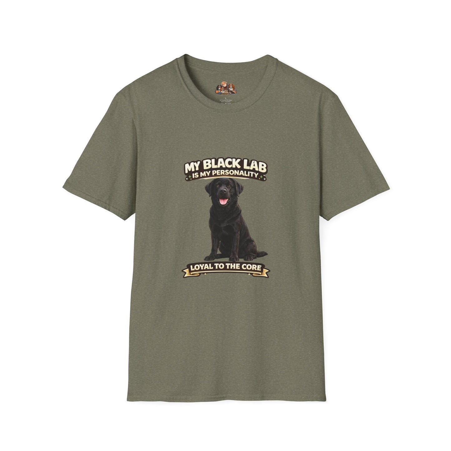 My Black Lab Is My Personality – Loyal To The Core – Personalized Dog Breed Shirt