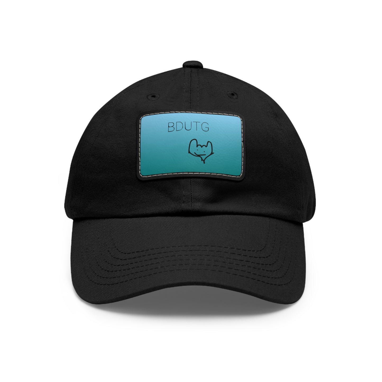 Bryan Delivers The Goods Dad Hat with Leather Patch (Rectangle)