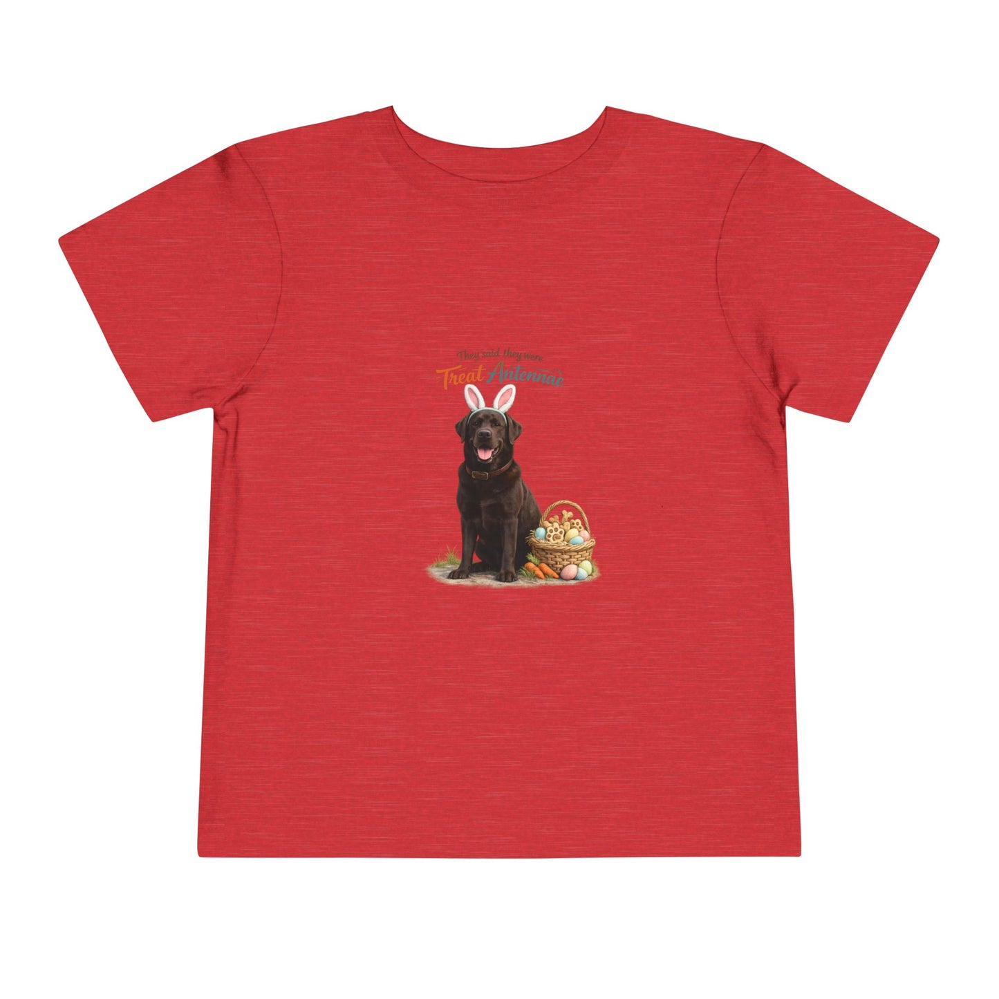 Chocolate Lab Treat Antennae™ -- Toddler Dog Lover Tee