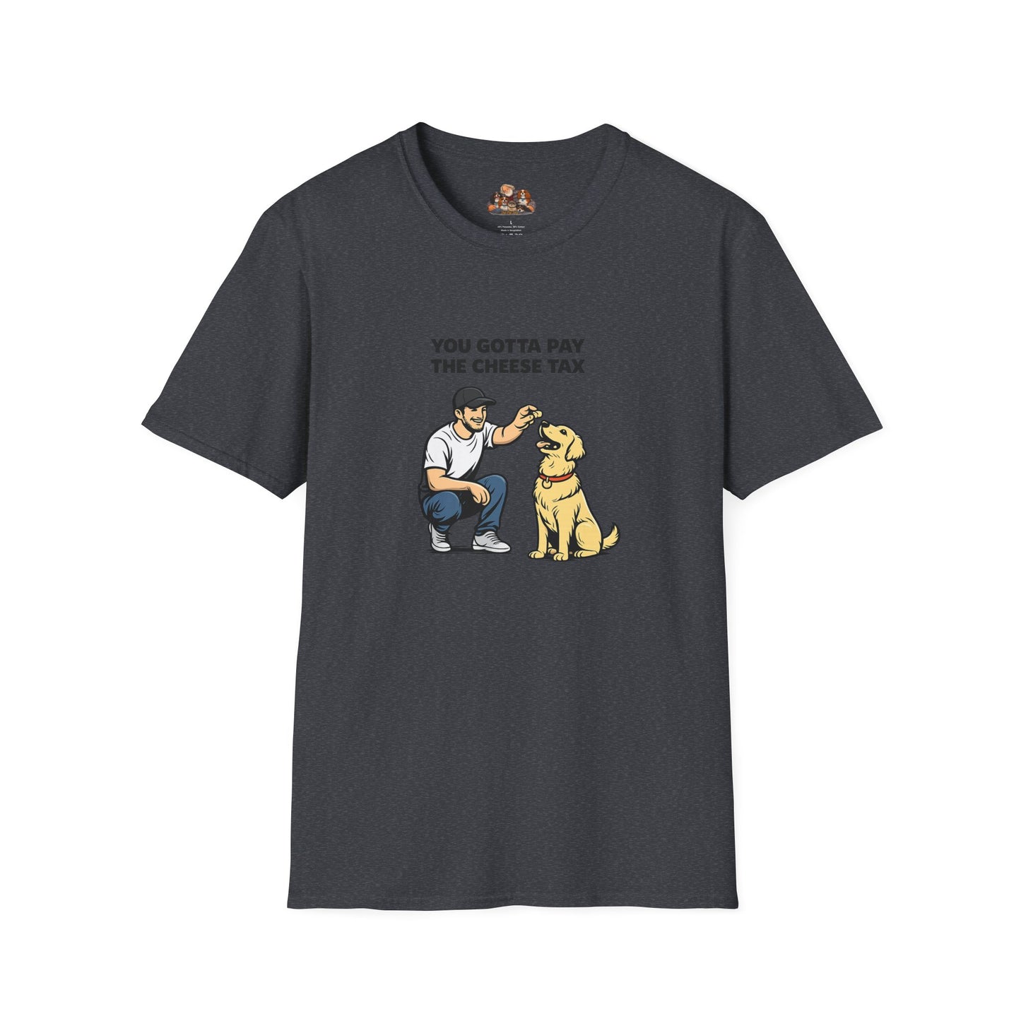 You Gotta Pay The Cheese Tax  —  Soft-Color Minimalist Family Collection For Adult Dog Lovers