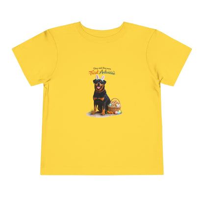 Rottweiler Treat Antennae™  -- Toddler Dog Lover Tee