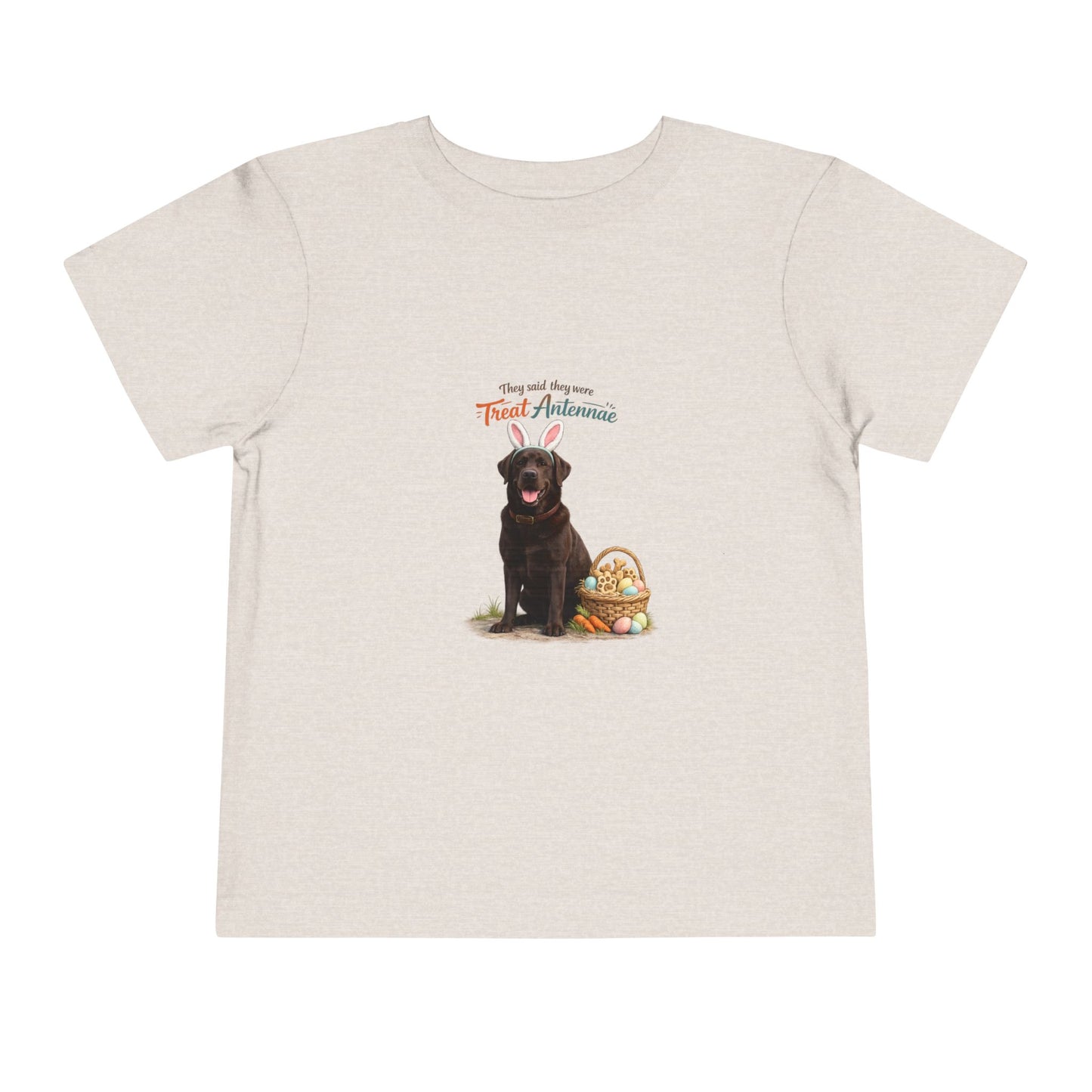 Chocolate Lab Treat Antennae™ -- Toddler Dog Lover Tee