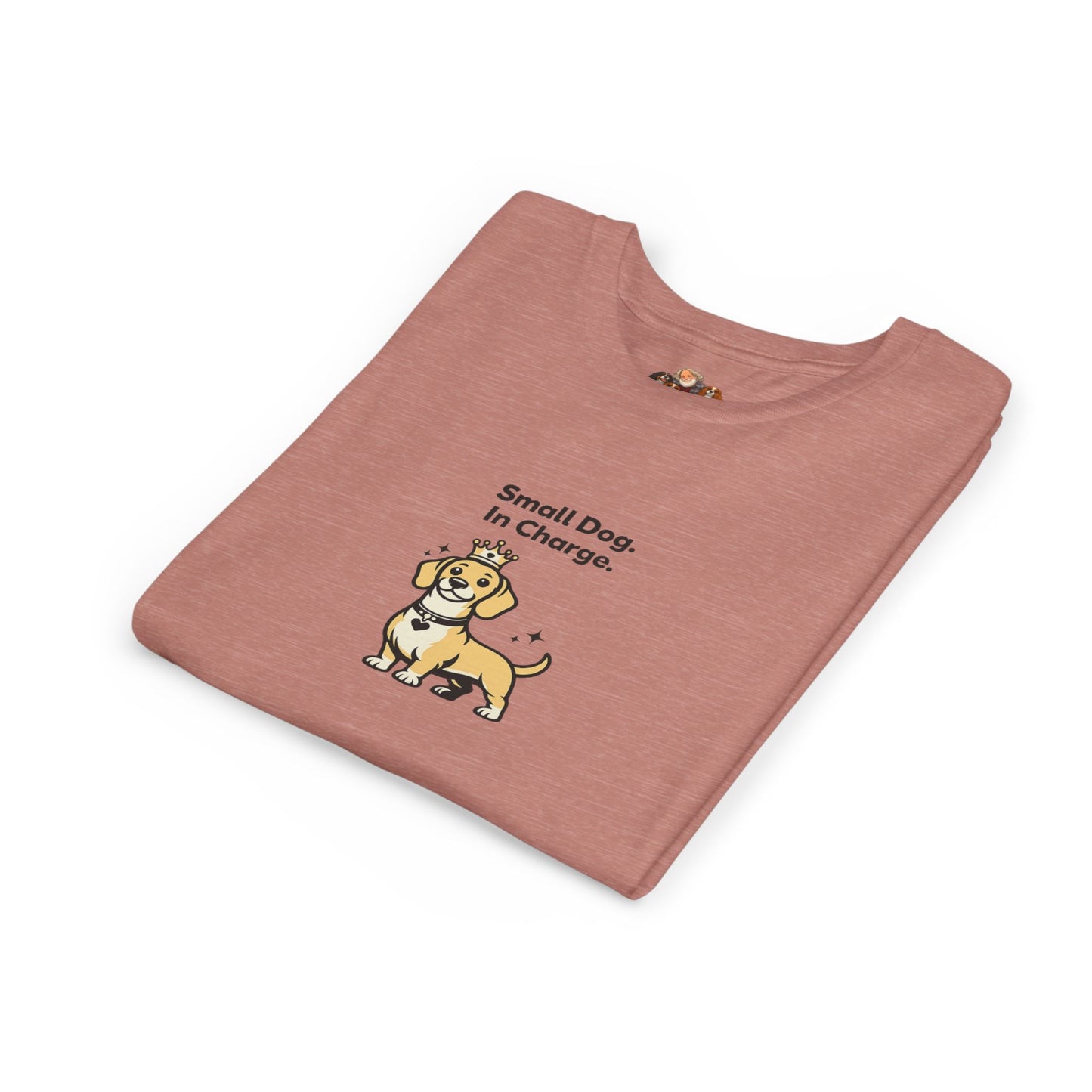 Small Dog. In Charge. -- Youth Dog Lover Tee
