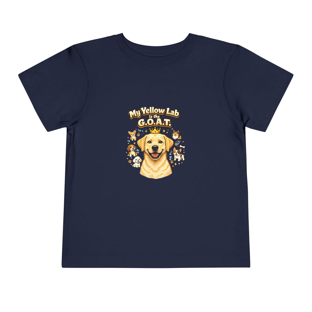Let your toddler show their pride -- "My Yellow Lab is the G.O.A.T." – Toddler T-Shirt