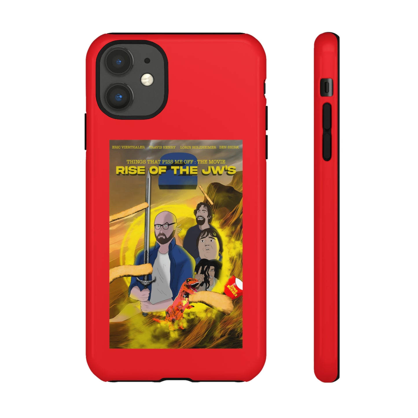 Rise Of The JW's Tough Phone Case (red)