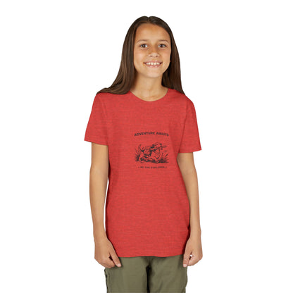 Adventure Awaits -- Youth Dog Lover Tee