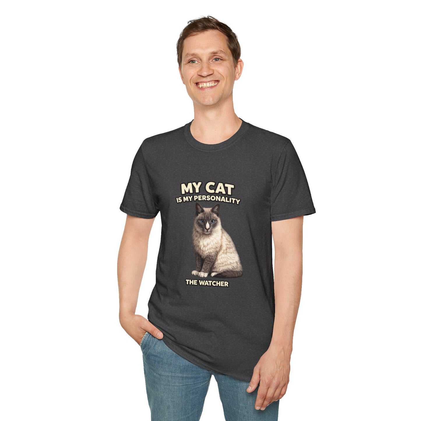 My Cat Is My Personality – "The Watcher" – Personalized Custom Cat Shirt