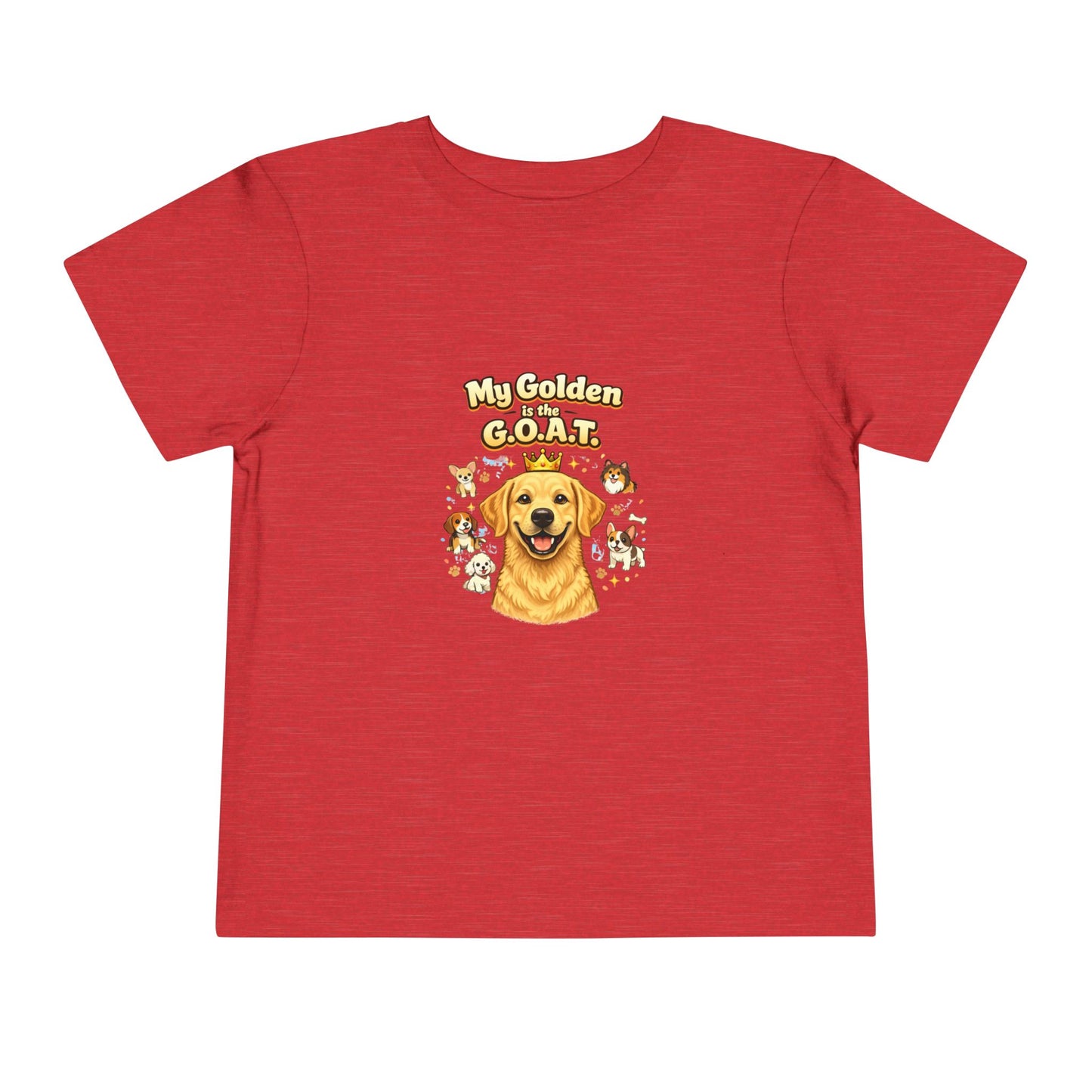 Let your toddler show their pride -- "My Golden is the G.O.A.T." – Toddler T-Shirt