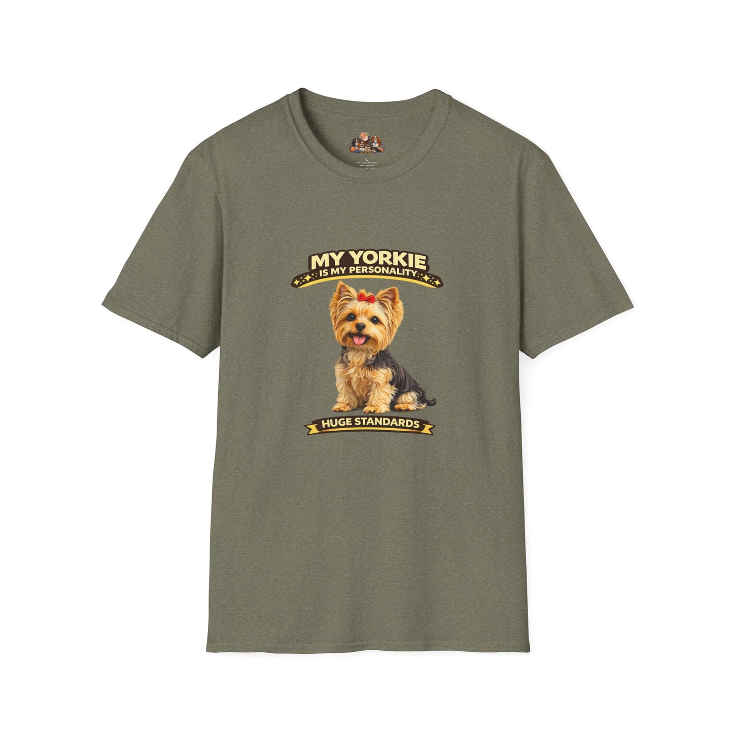 My Yorkie Is My Personality -- Personalized Dog Breed T-Shirt