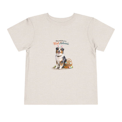 Australian Shepherd Treat Antennae™ -- Toddler Dog Lover Tee