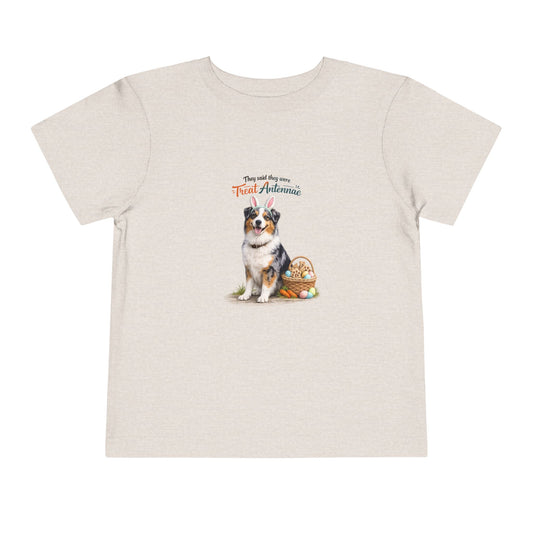 Australian Shepherd Treat Antennae™ -- Toddler Dog Lover Tee