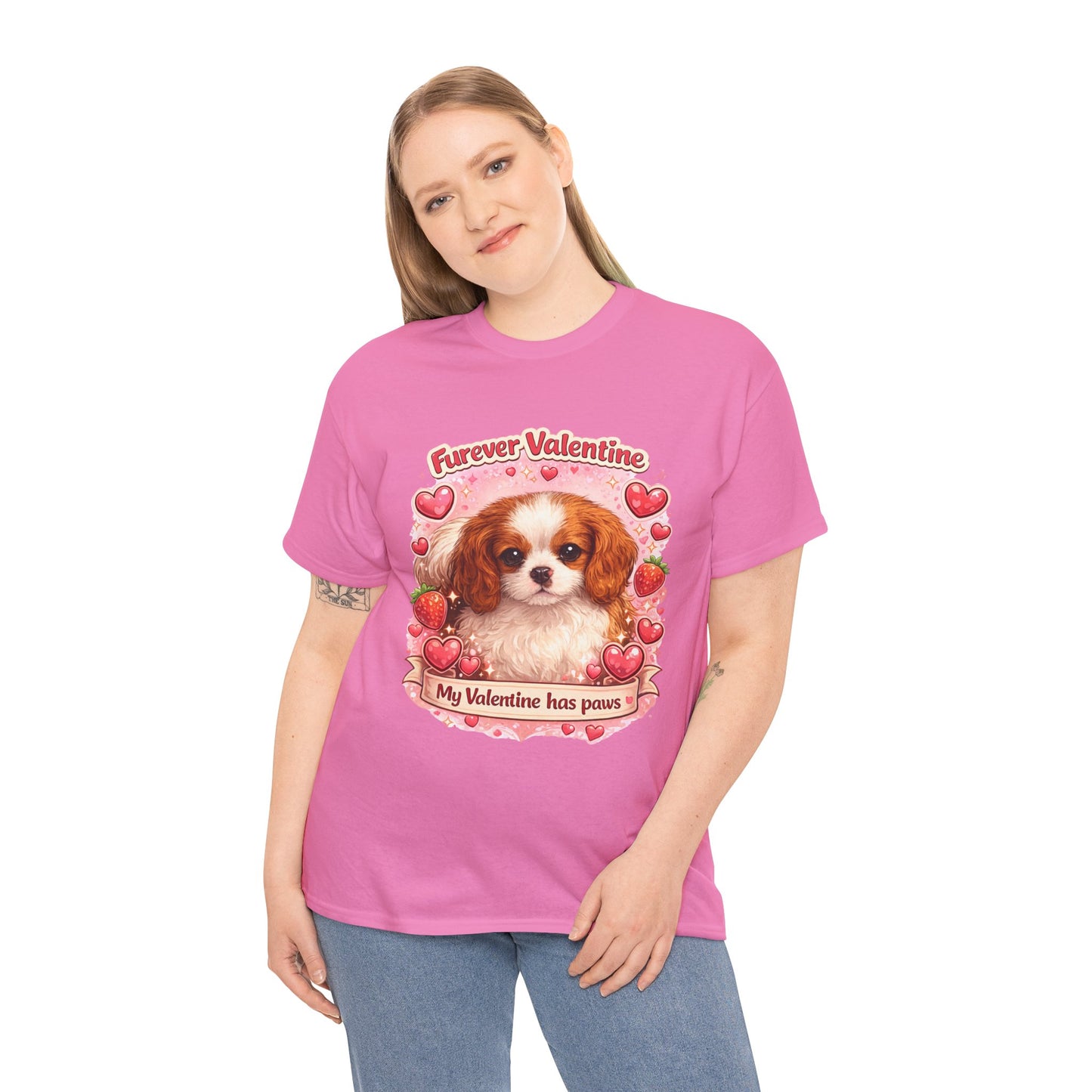 Furever Valentine - Puppy Love Has Paws – Pet Lover Valentine's Day T-Shirt