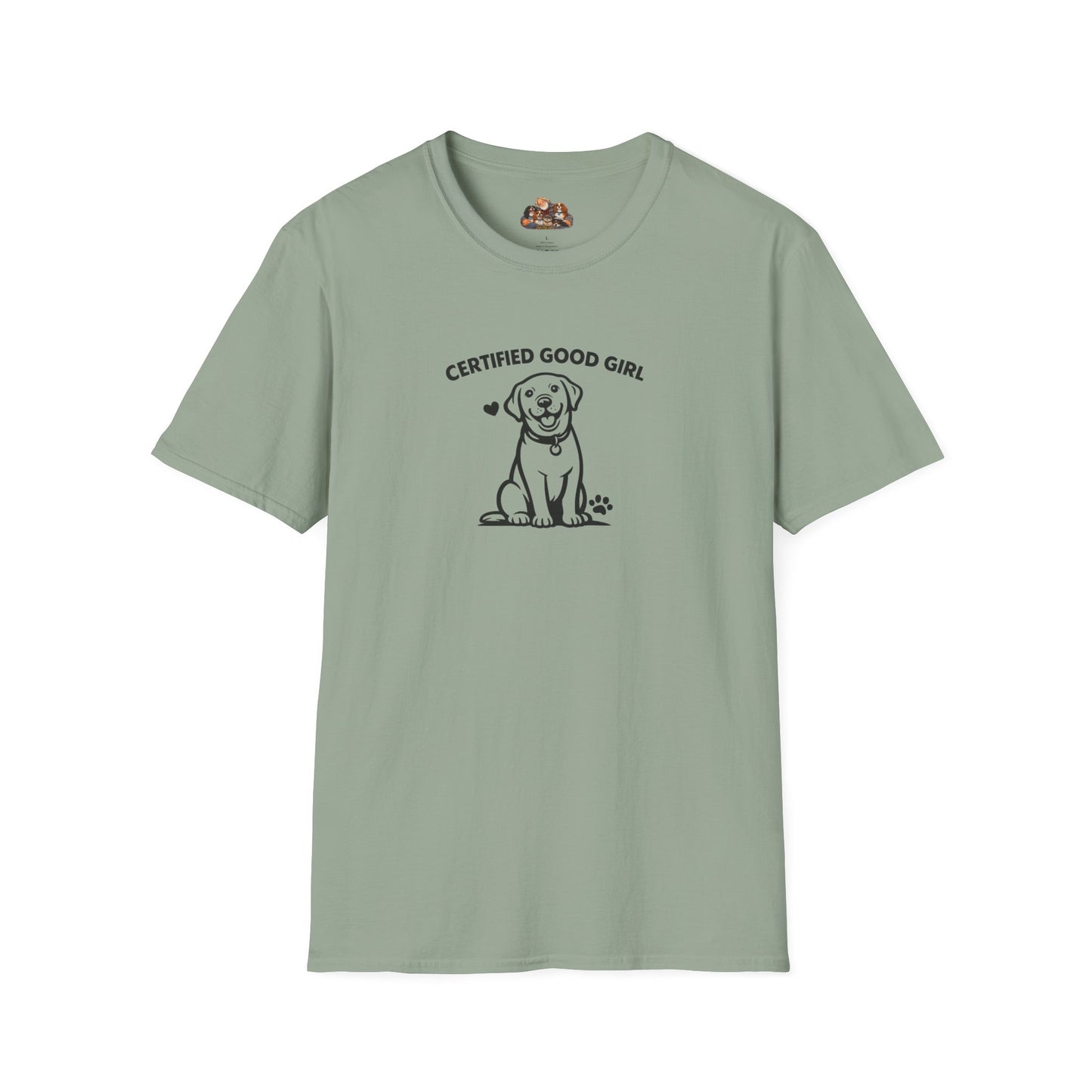 Certified Good Girl —  Dog Lover T-Shirt