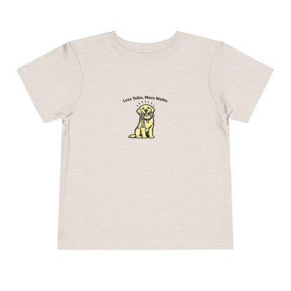 Less Talks. More Walks.  -- Toddler Dog Lover Tee