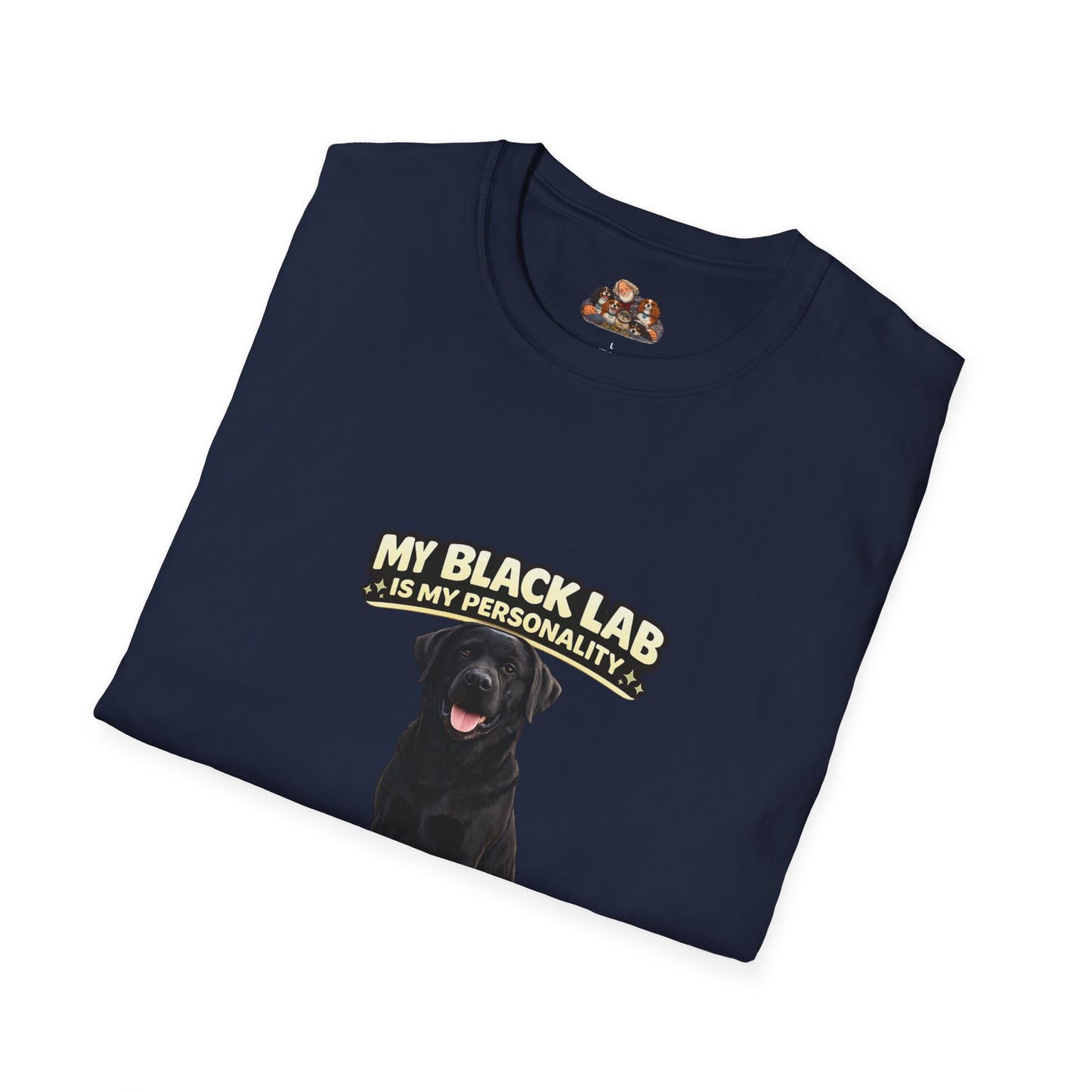 My Black Lab Is My Personality – Snack Driven. Love Powered – Personalized Dog Breed Shirt