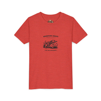 Adventure Awaits -- Youth Dog Lover Tee