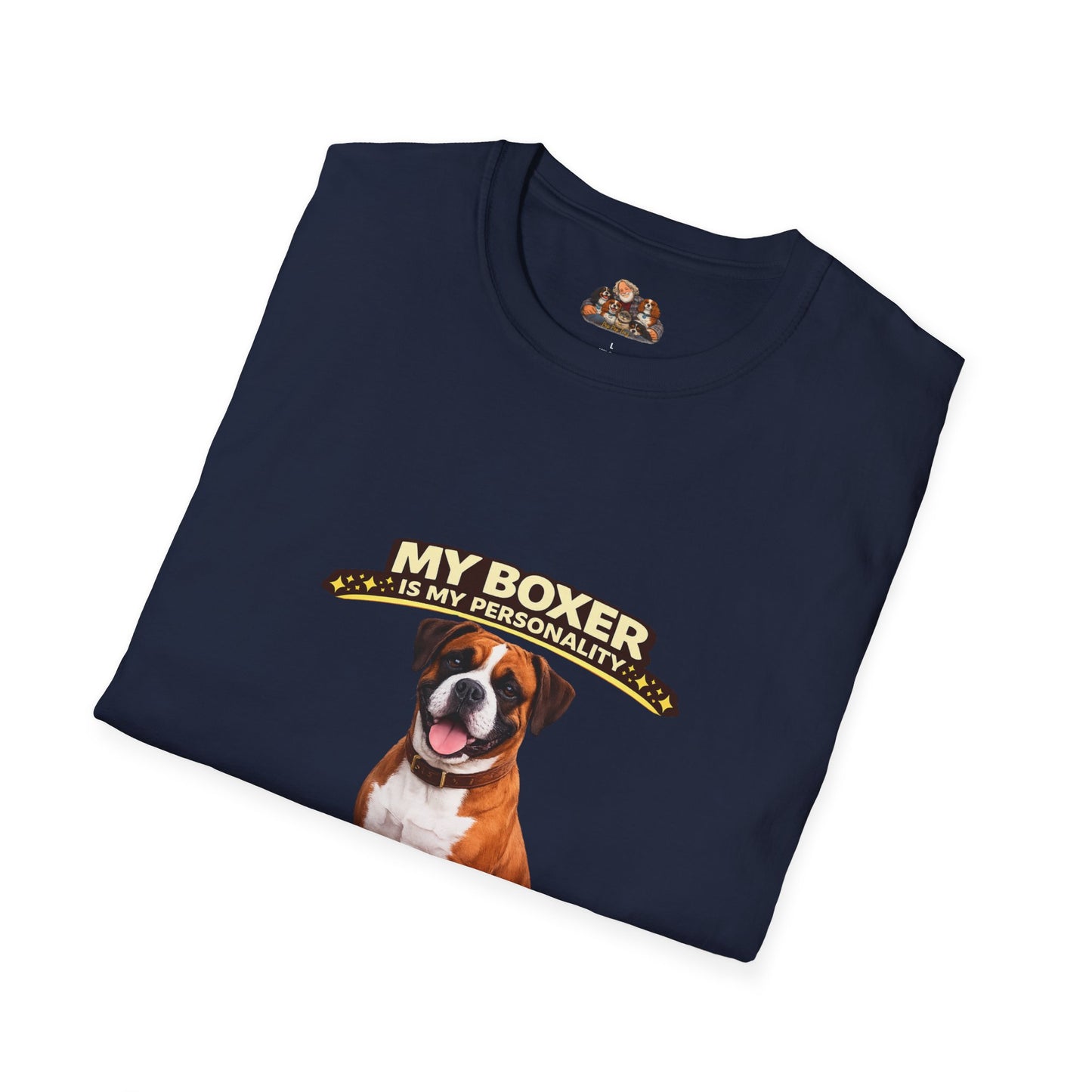 My Boxer Is My Personality – Big Kid Energy– Personalized Dog Breed Tee