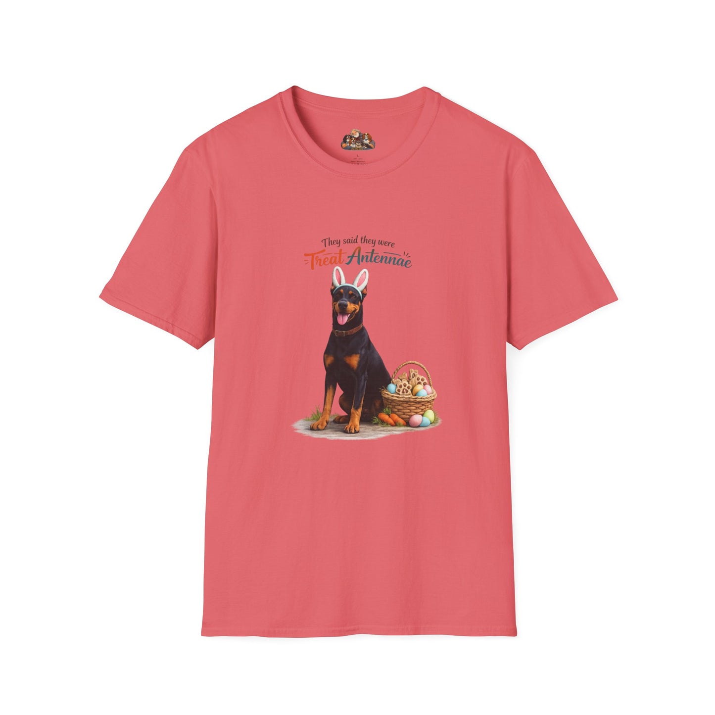 Doberman Treat Antenna™ – Easter Dog Lover Tee
