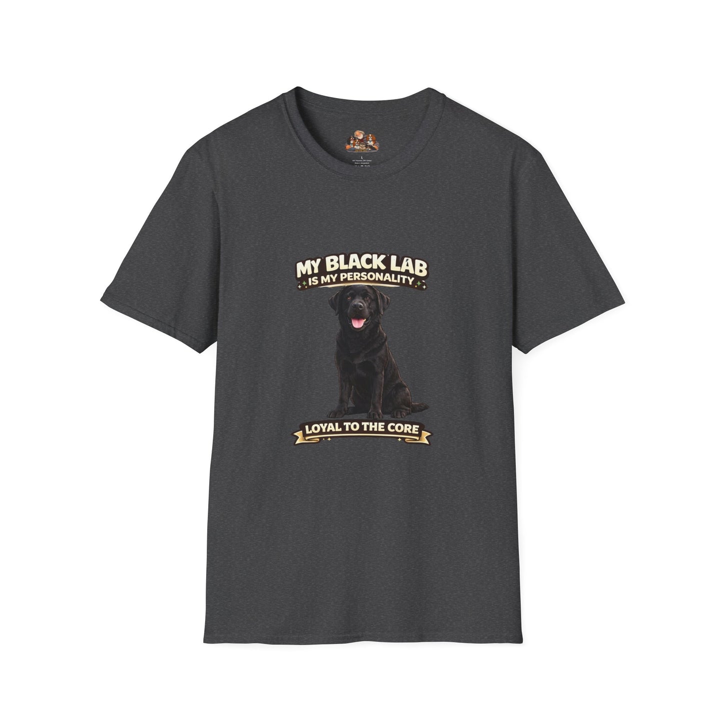 My Black Lab Is My Personality – Loyal To The Core – Personalized Dog Breed Shirt