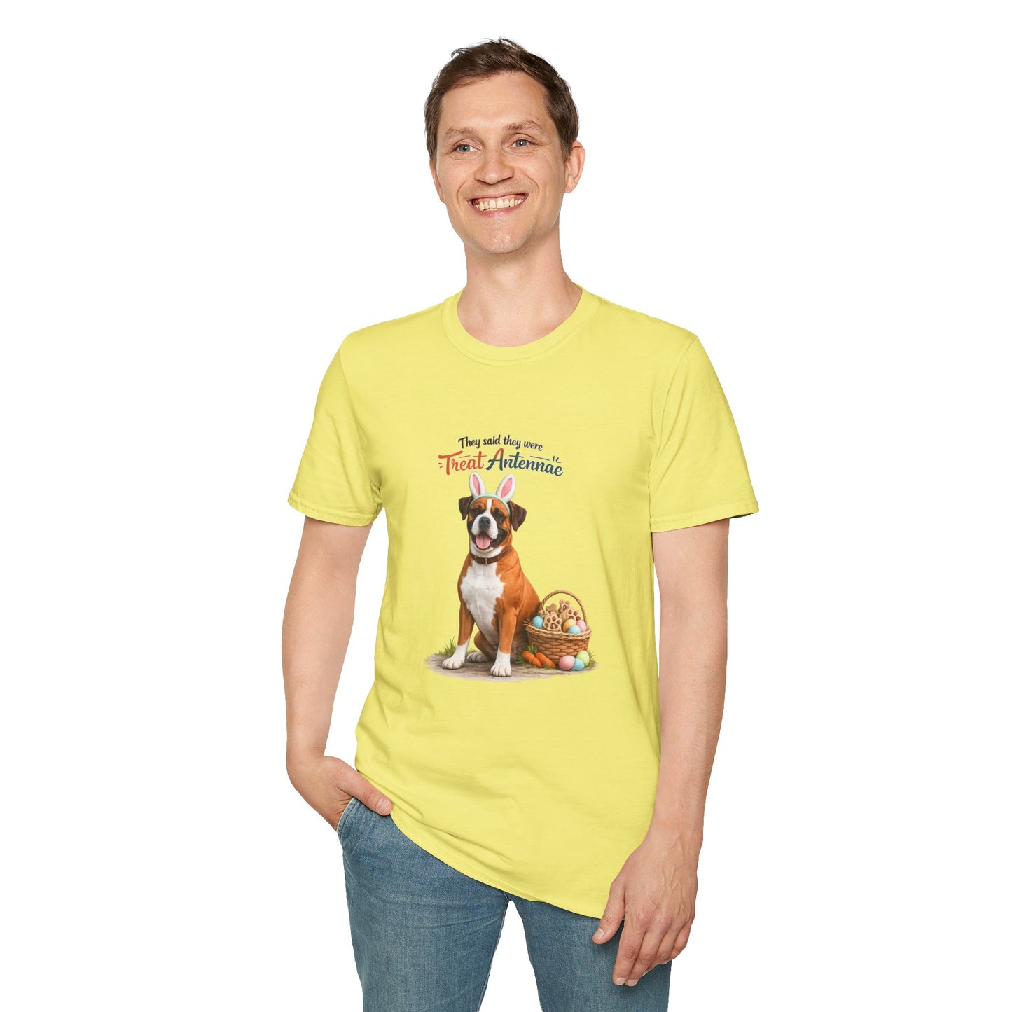 Boxer Treat Antenna™ – Easter Dog Lover Tee