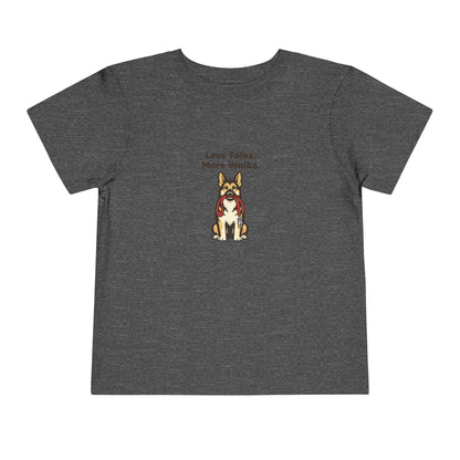 Less Talks. More Walks.  -- Toddler Dog Lover Tee