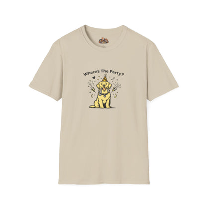 Where's The Party? -- Soft-Color Minimalist Family Collection For Adult Dog Lovers