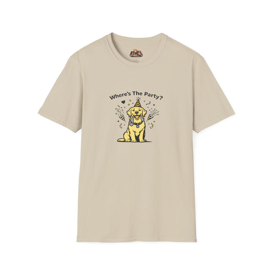 Where's The Party? -- Soft-Color Minimalist Family Collection For Adult Dog Lovers