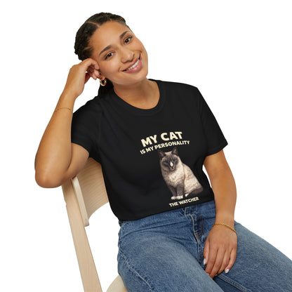 My Cat Is My Personality – "The Watcher" – Personalized Custom Cat Shirt
