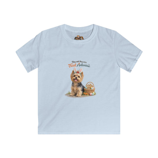 Yorkshire Terrier Treat Antennae™ — Youth Dog Lover Tee