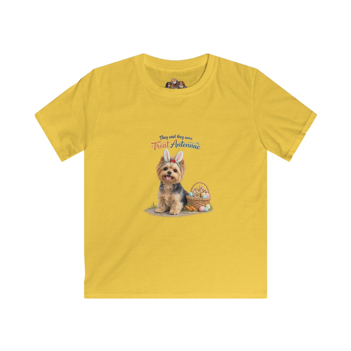 Yorkshire Terrier Treat Antennae™ — Youth Dog Lover Tee